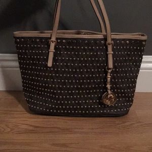 Michael Kors bag with gold studs